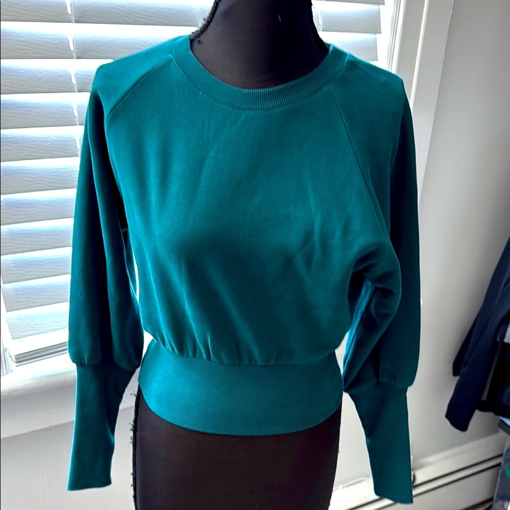 NWT Express Teal Women's Sweatshirt. Size S